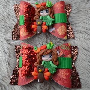 Thanksgiving hairbow